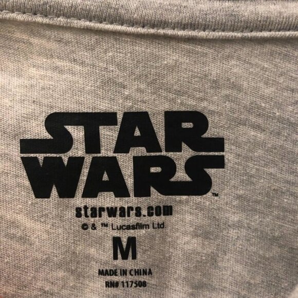 Star Wars Youth Medium Gray Reversible Sequins Perfect Duo T-shirt Tee Unworn - Picture 6 of 9